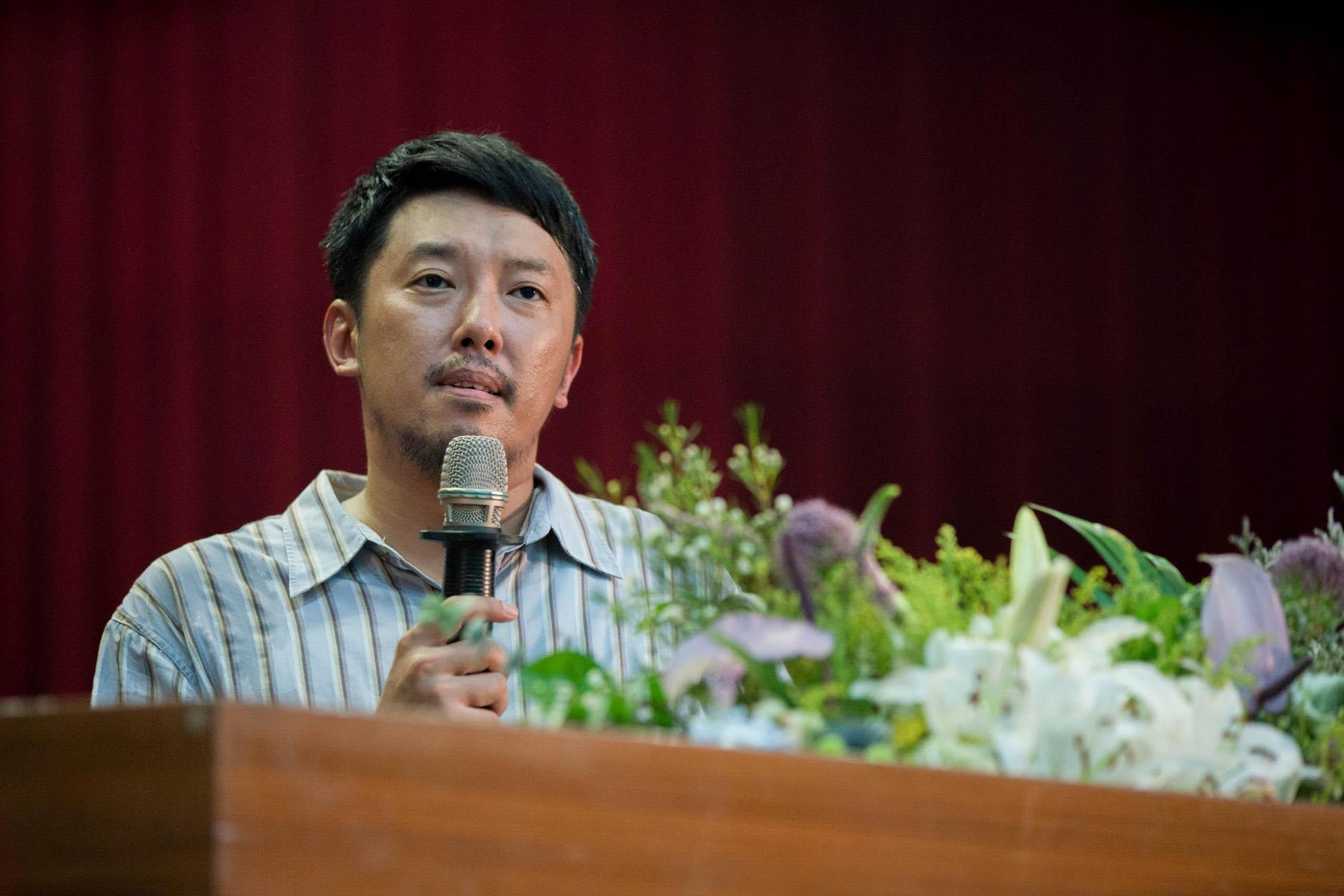 段鈞豪受限戲分不多，但他在戲裡開學典禮上的演講十分熱血，打動不少觀眾。（逆光電影）