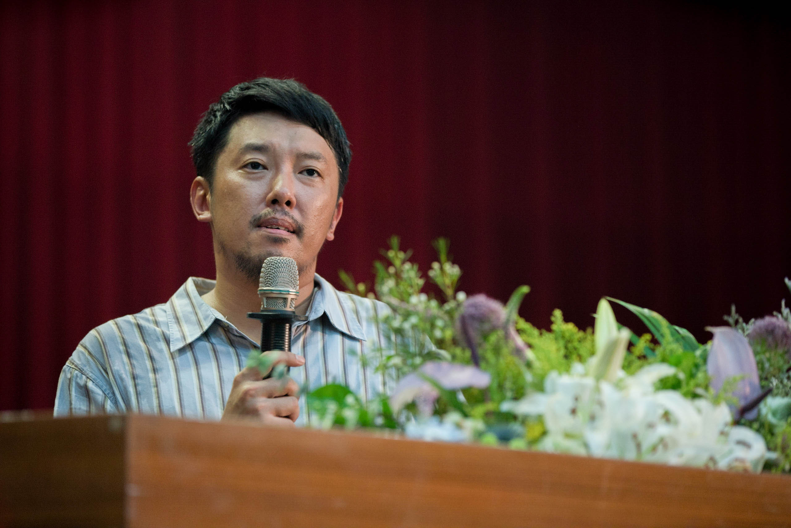 段鈞豪受限戲分不多，但他在戲裡開學典禮上的演講十分熱血，打動不少觀眾。（逆光電影）