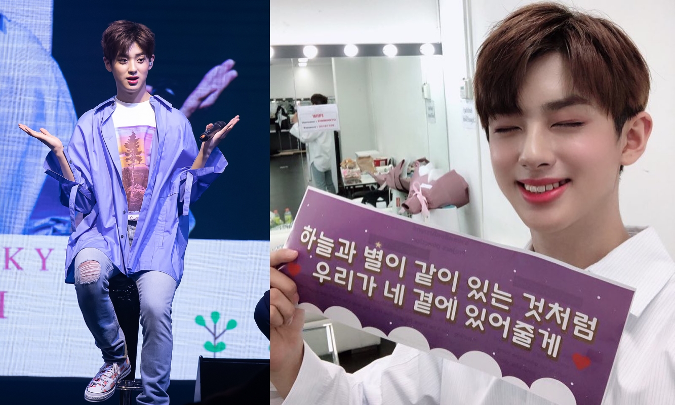 金旻奎在台舉辦首次見面會。（左為RICHINING提供，右翻攝自金旻奎IG）