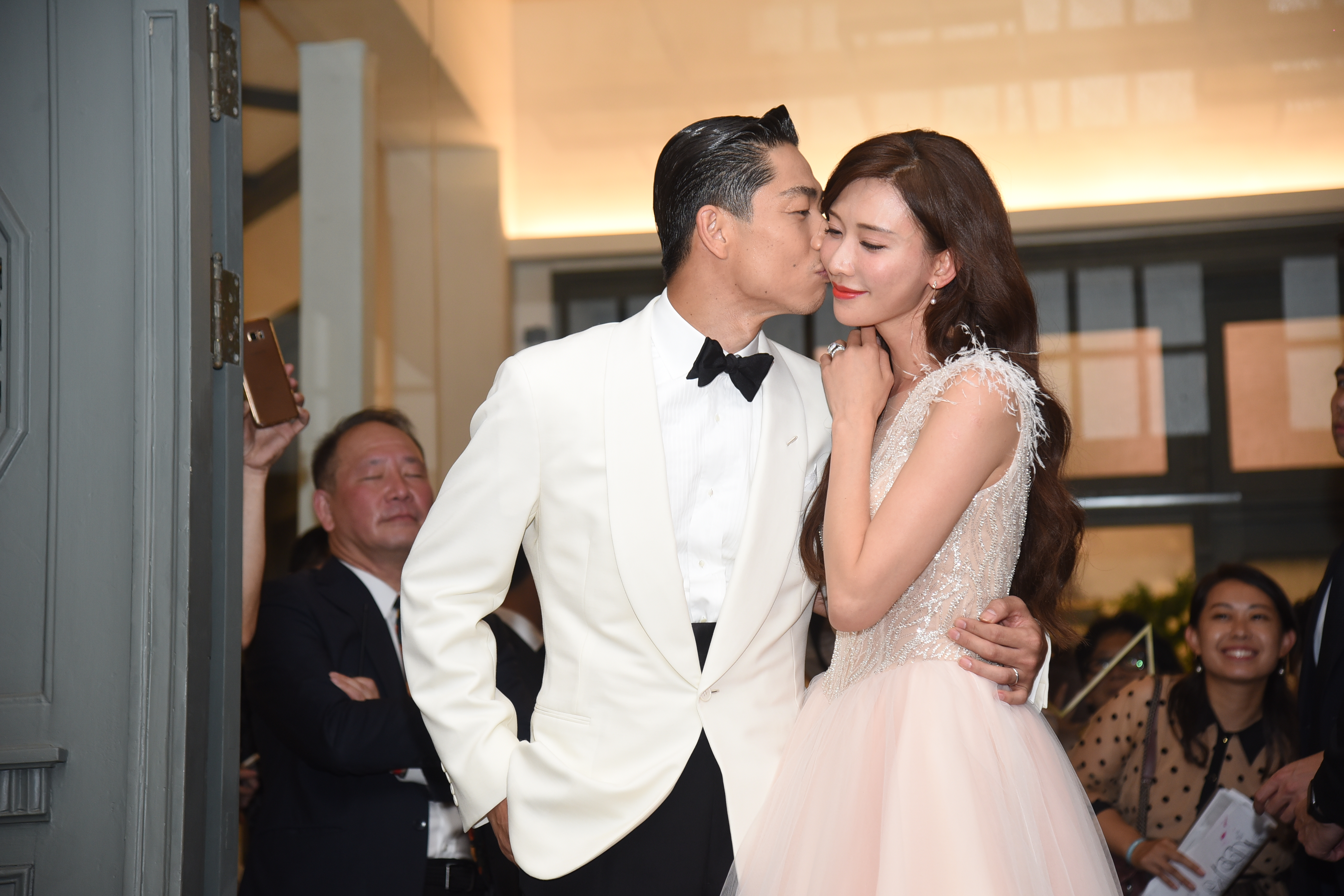 林志玲與AKIRA的世紀婚禮，吸引眾多媒體前往拍攝。