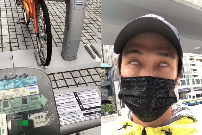 Gino拍攝影片公開扣款金額，當場大翻白眼。（翻攝自Gino臉書）