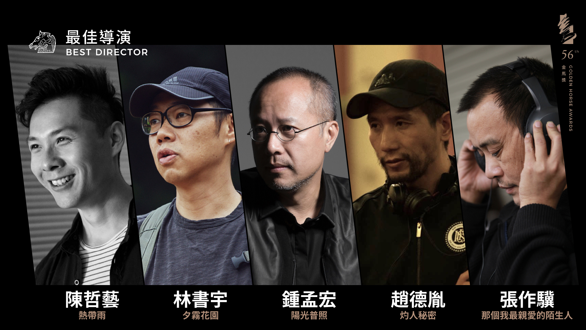 本屆最佳導演入圍，有老將、新秀，也有跳脫自我舒適圈嘗試的新題材。（金馬獎執委會提供）