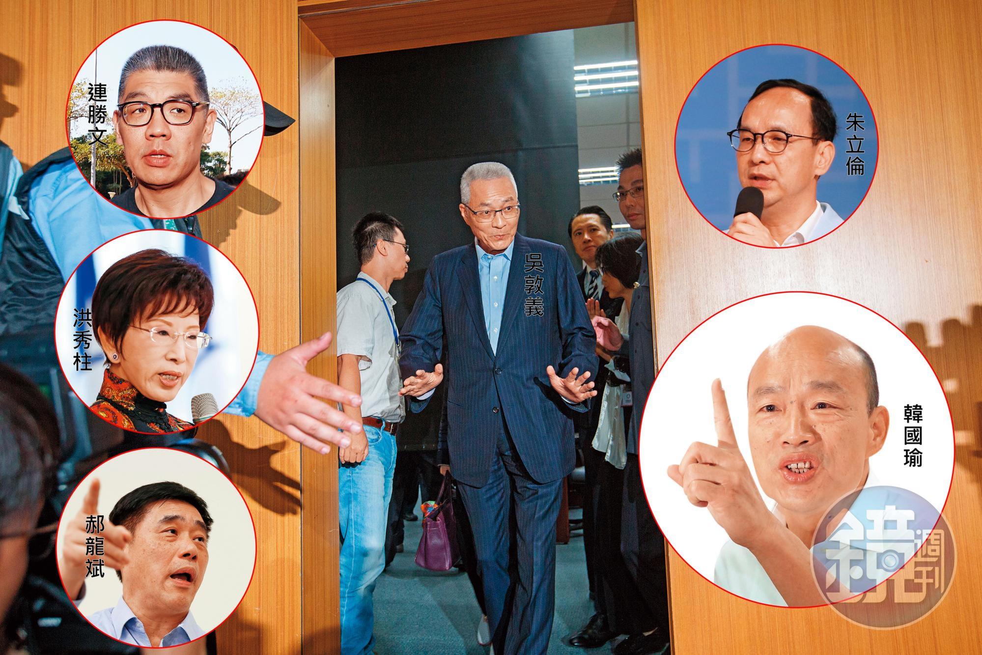 吳敦義強行主導不分區提名，觸怒黨內各方人馬，明年大選過後，恐怕他只能「吳哥哭」了。