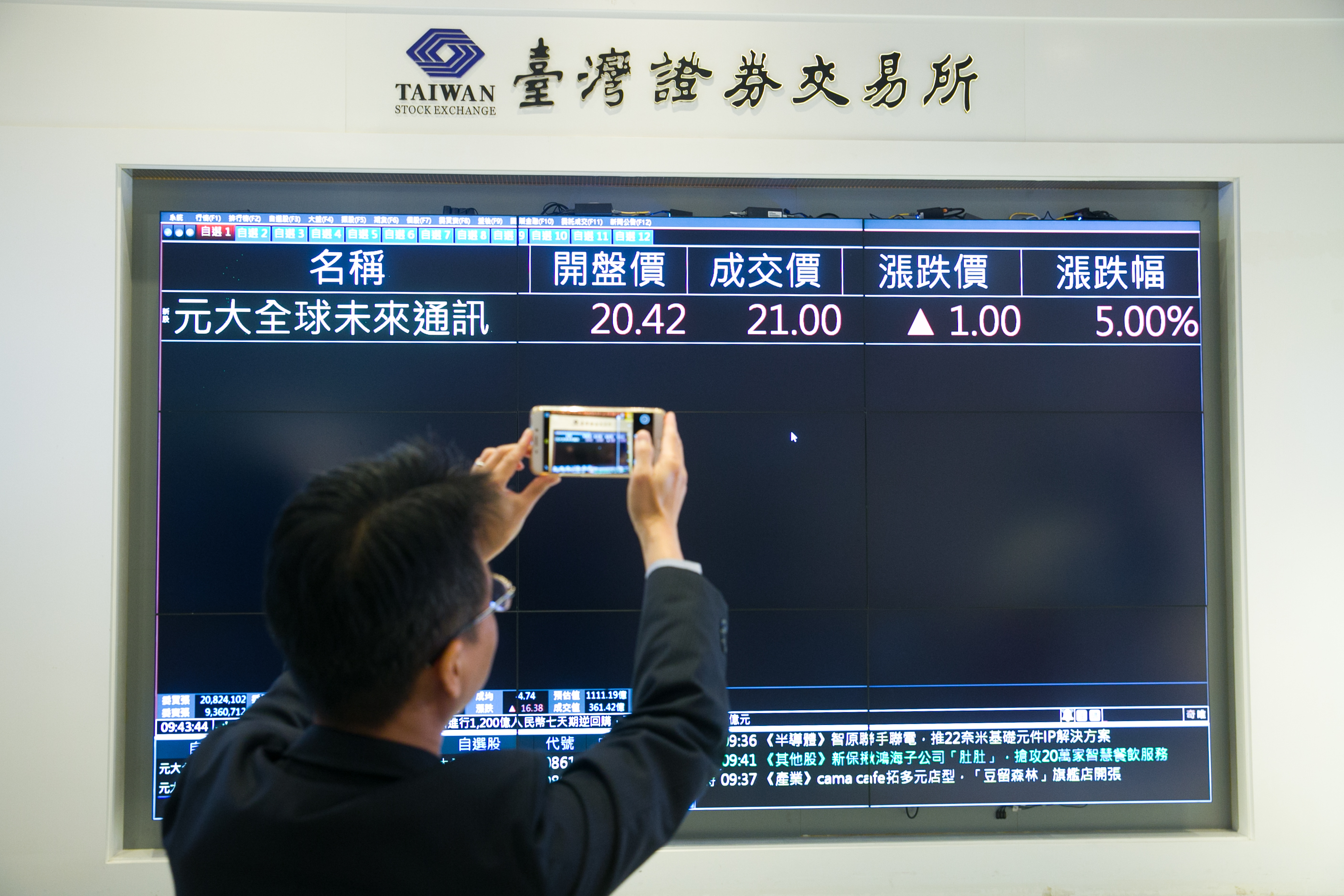 元大全球未來通訊ETF今日掛牌人氣爆棚。
