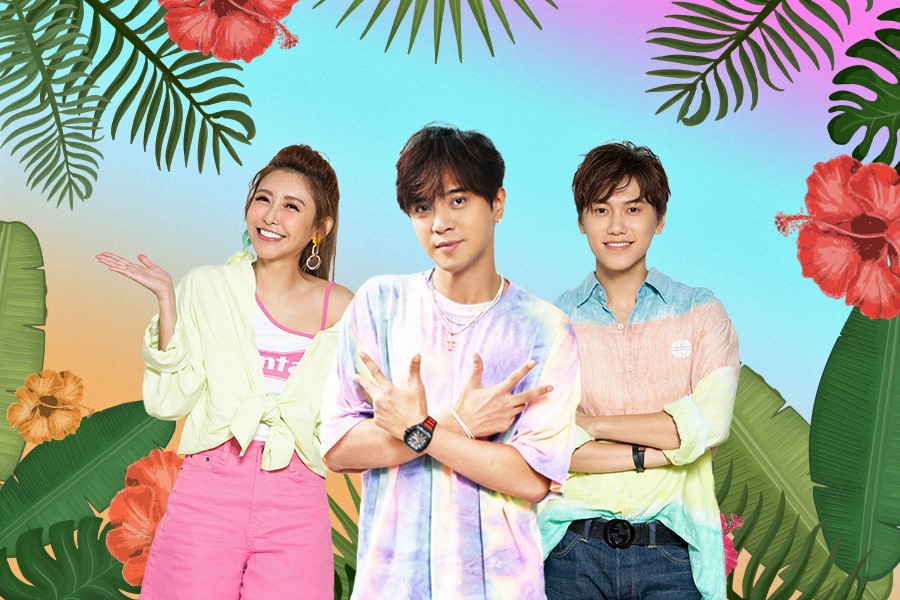 羅志祥（中）自掏腰包加碼獎金，並開出支票表示：年年舉辦就年年往上加碼。（八大提供）