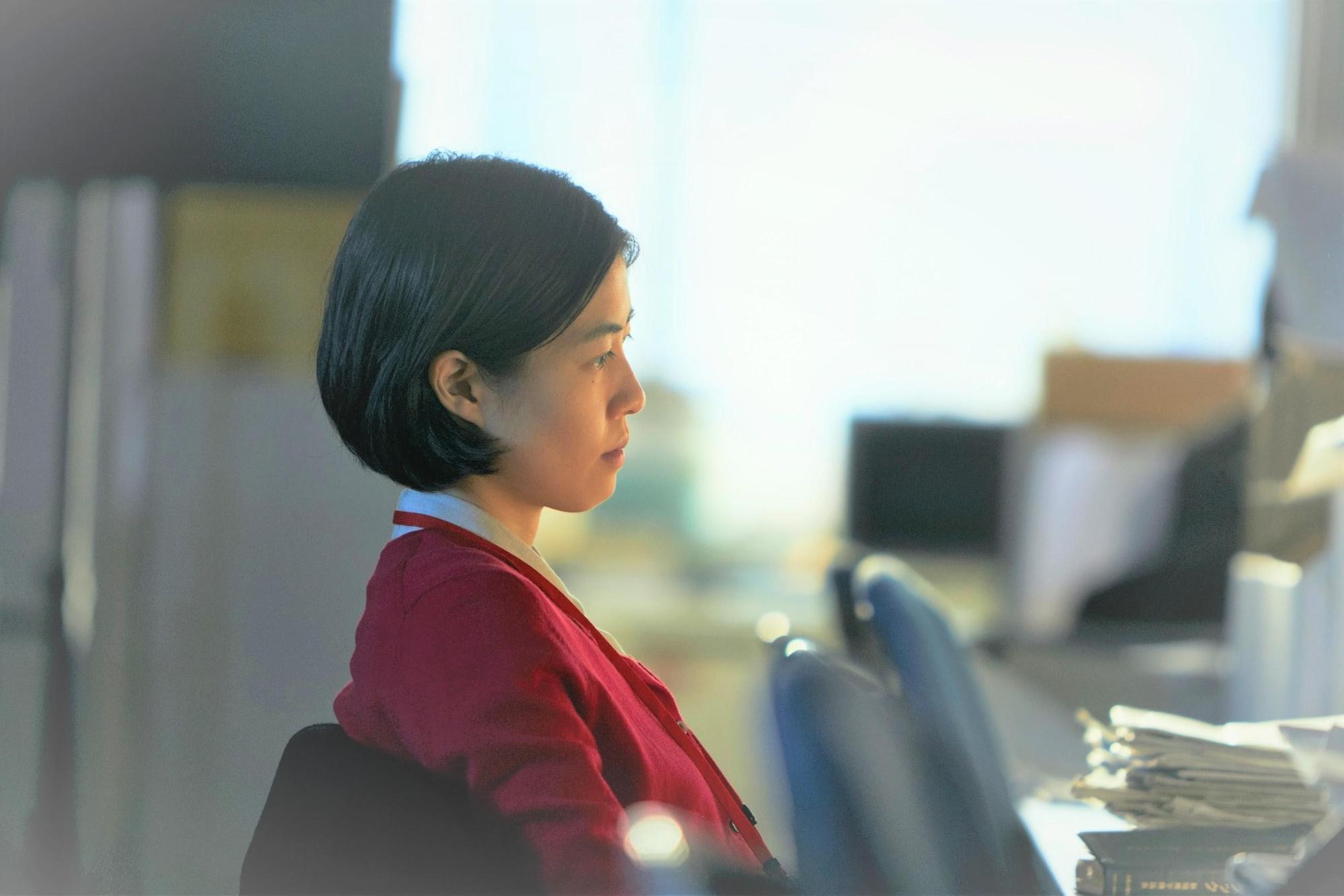 韓國女星沈恩敬在日片《新聞記者》飾演社會線女記者,為戲苦學日語。(天馬行空提供 )