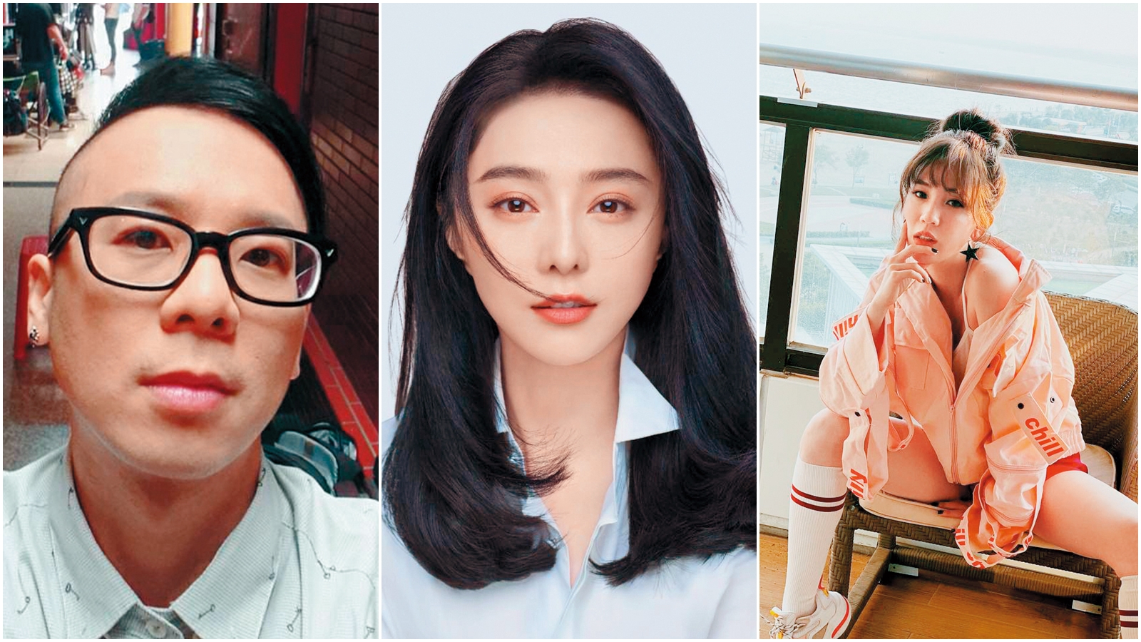 不少藝人靠著整形，變臉開運工作邀約找上門。（翻攝阿竿、范冰冰、張艾亞臉書）