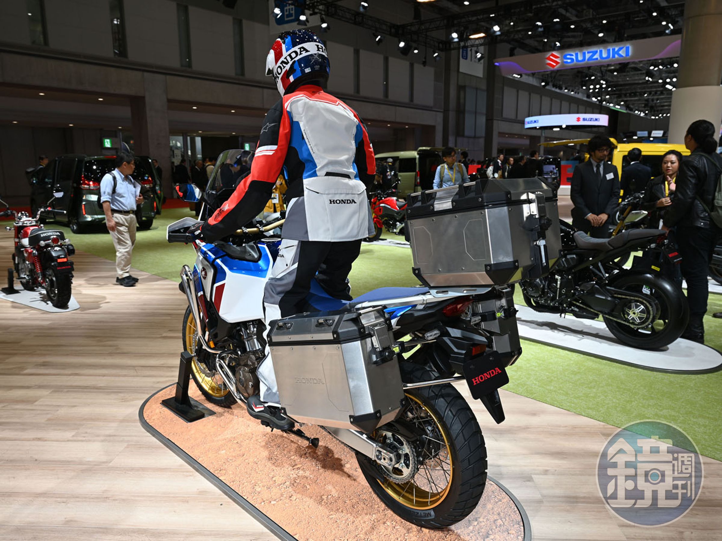 CRF1100L Africa Twin後方特寫。Copyright © 2019 Japan Automobile Manufacturers Association, Inc. All Rights Reserved.