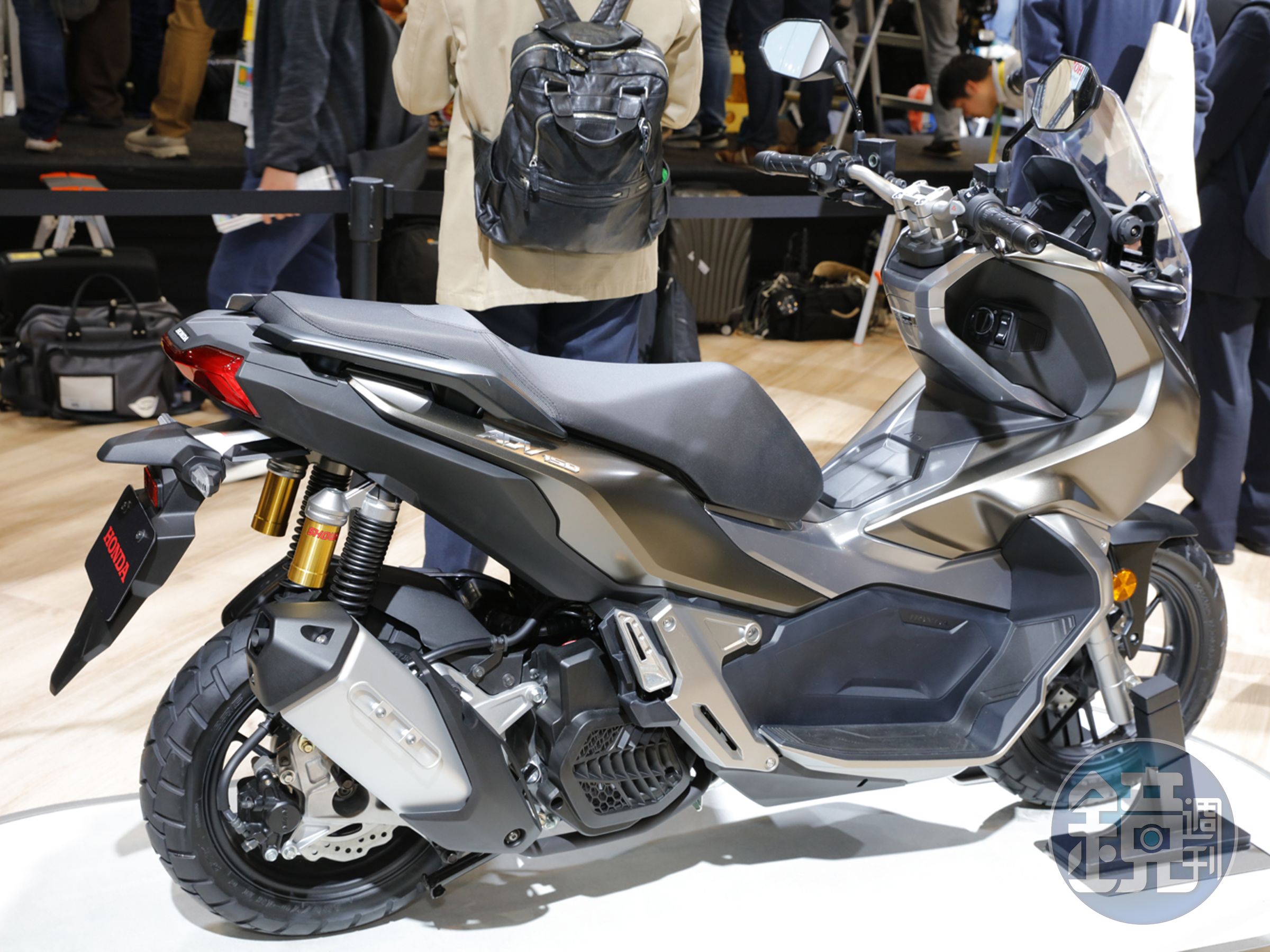 ADV150側面特寫。Copyright © 2019 Japan Automobile Manufacturers Association, Inc. All Rights Reserved.