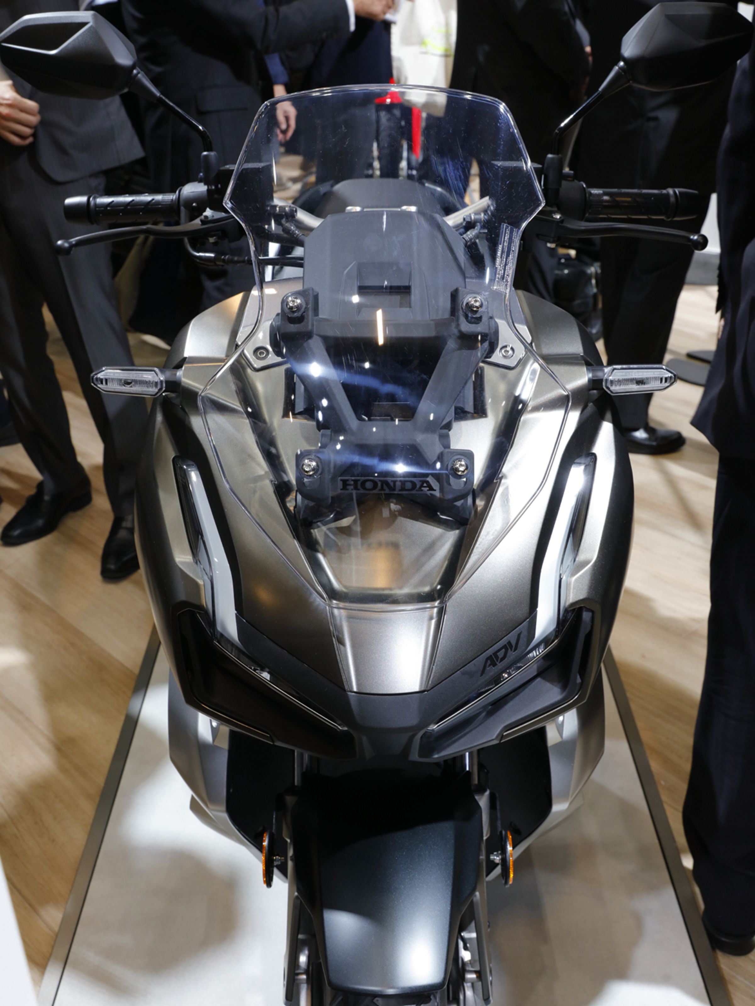 ADV150前方特寫。Copyright © 2019 Japan Automobile Manufacturers Association, Inc. All Rights Reserved.