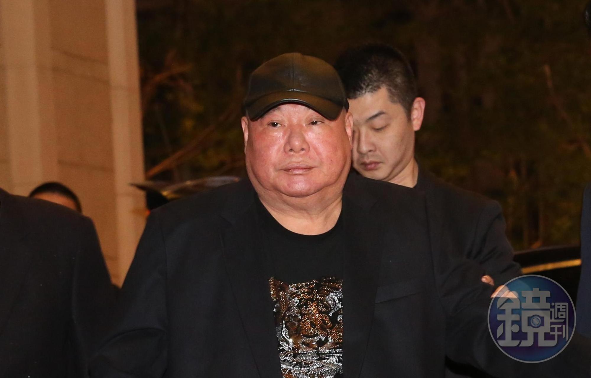 竹聯幫幫主「么么」黃少岑，今晚將在台北市喜來登飯店舉辦70歲壽宴。圖為資料照。