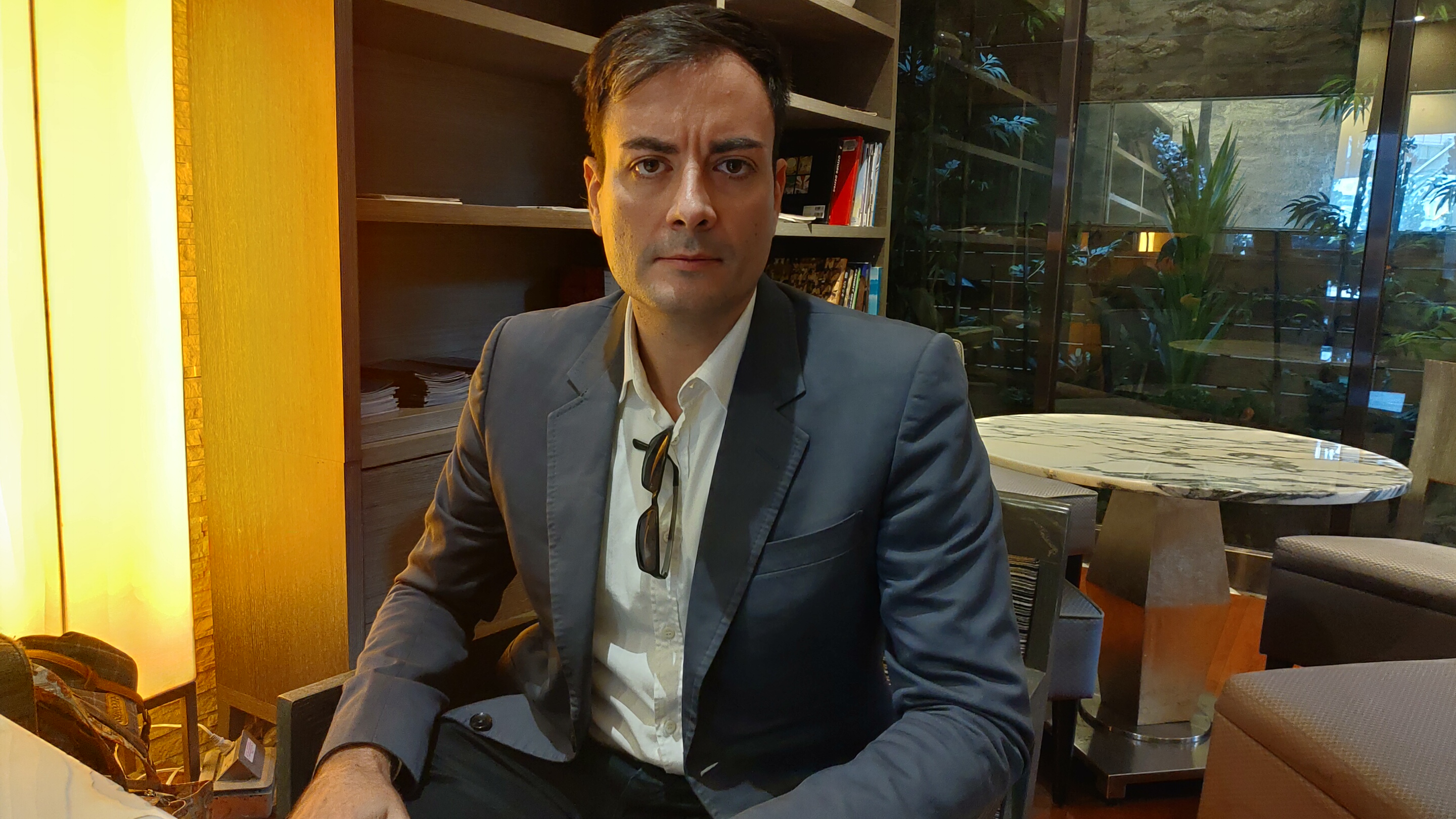 義大利富商藍大衛跨海打女兒監護權，接受本刊獨家採訪。