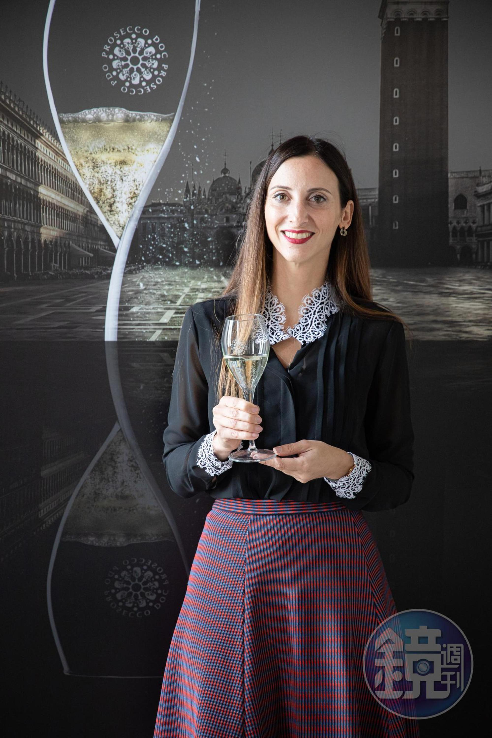 代表Prosecco DOC公會的Tanja Barattin致力推廣家鄉的佳釀。