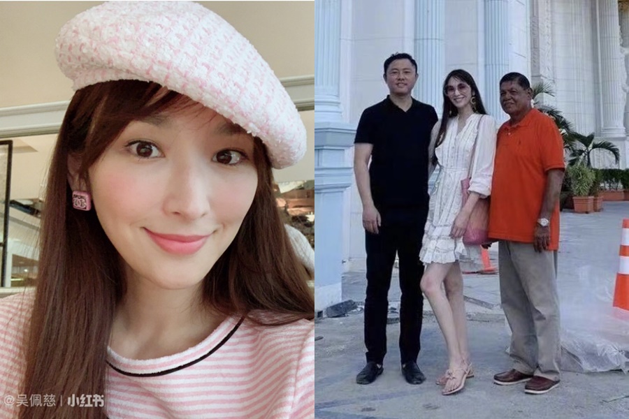 近日有消息指紀曉波惹來不少麻煩事,有傳出有人對他不利,身邊更增加保鑣,一家更火速搬離四季酒店。(翻攝自吳佩慈小紅書/吳佩慈微博)