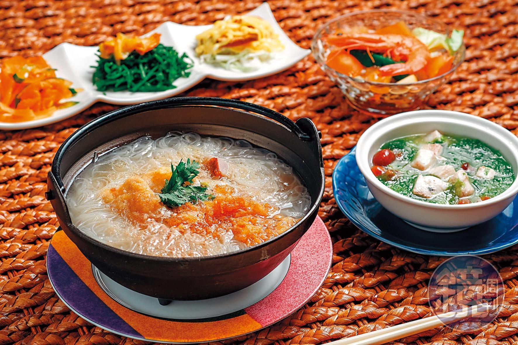秋冬鬼頭刀正肥美，山海宴旬料理推出的「山海小套餐」超值美味。
