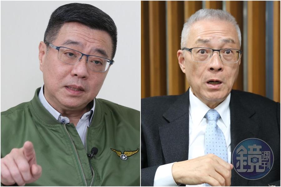 民進黨主席卓榮泰(左圖)請國民黨主席吳敦義(右圖)三思不分區名單,結果對方卻不領情。(資料照)