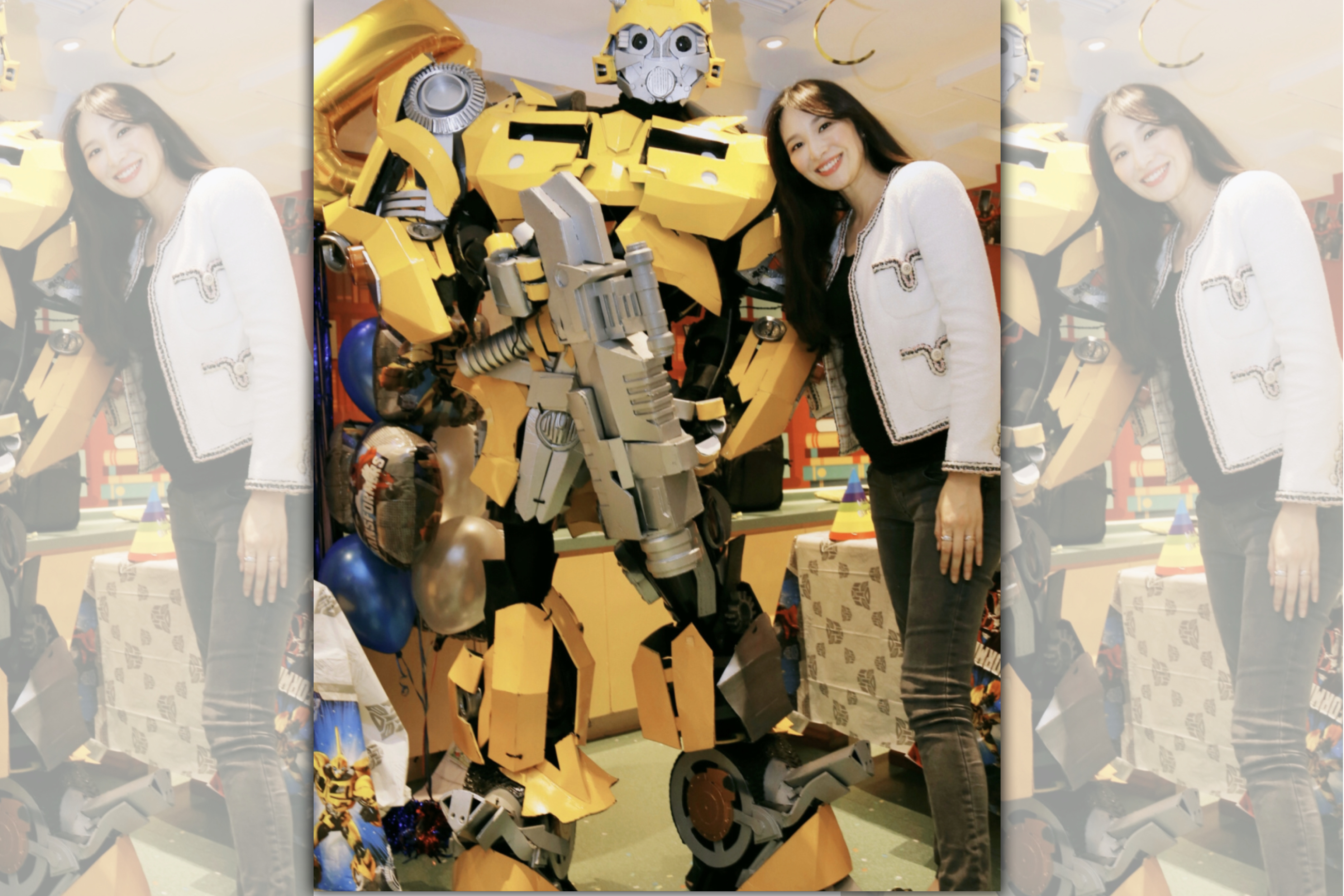 吳佩慈昨天在社交網站放上最新照片，孕肚實在看不出來。（翻攝吳佩慈小紅書）