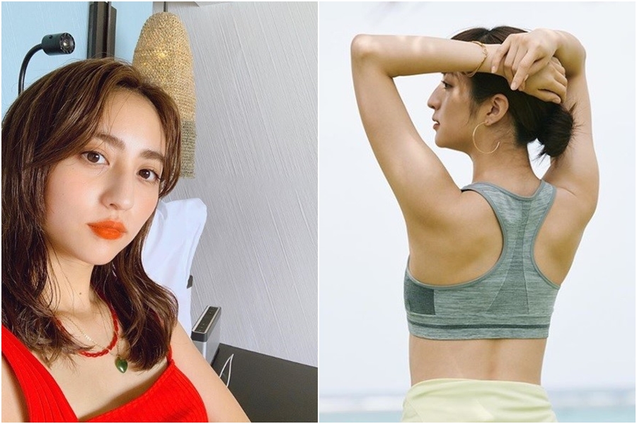堀田茜外型甜美、身材纖細，獲封「美背女神」。（翻攝自堀田茜IG）
