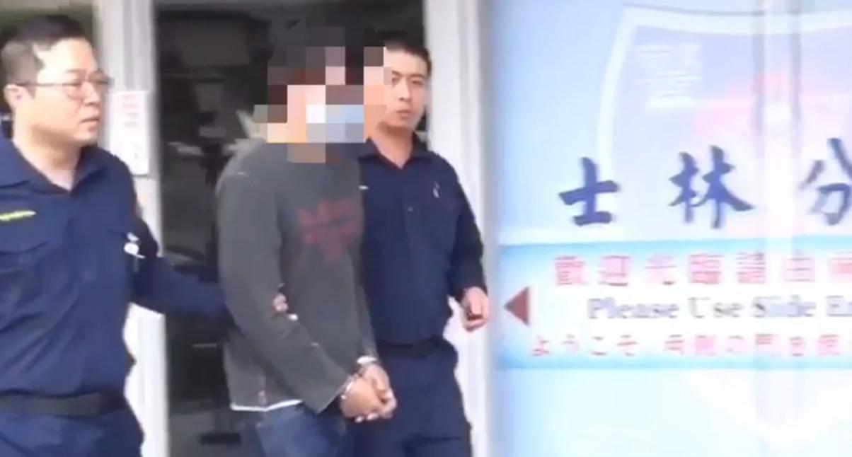 陳姓男子遭警方依強奪罪嫌移送法辦。（翻攝畫面）