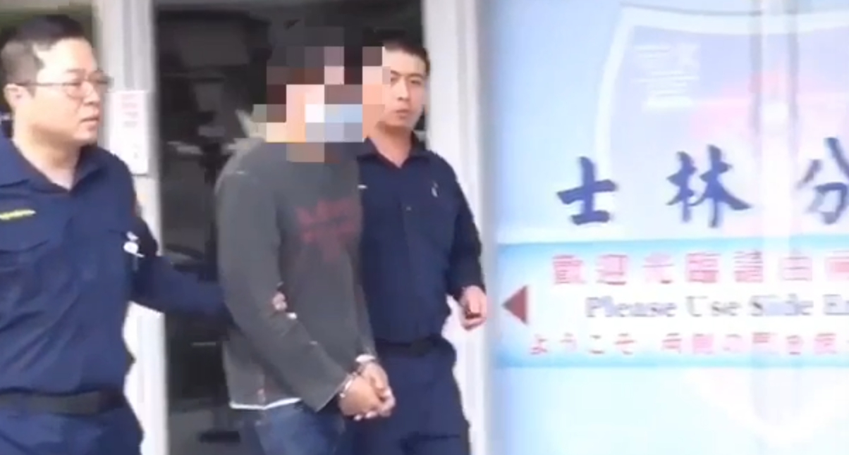 陳姓男子遭警方依強奪罪嫌移送法辦。（翻攝畫面）