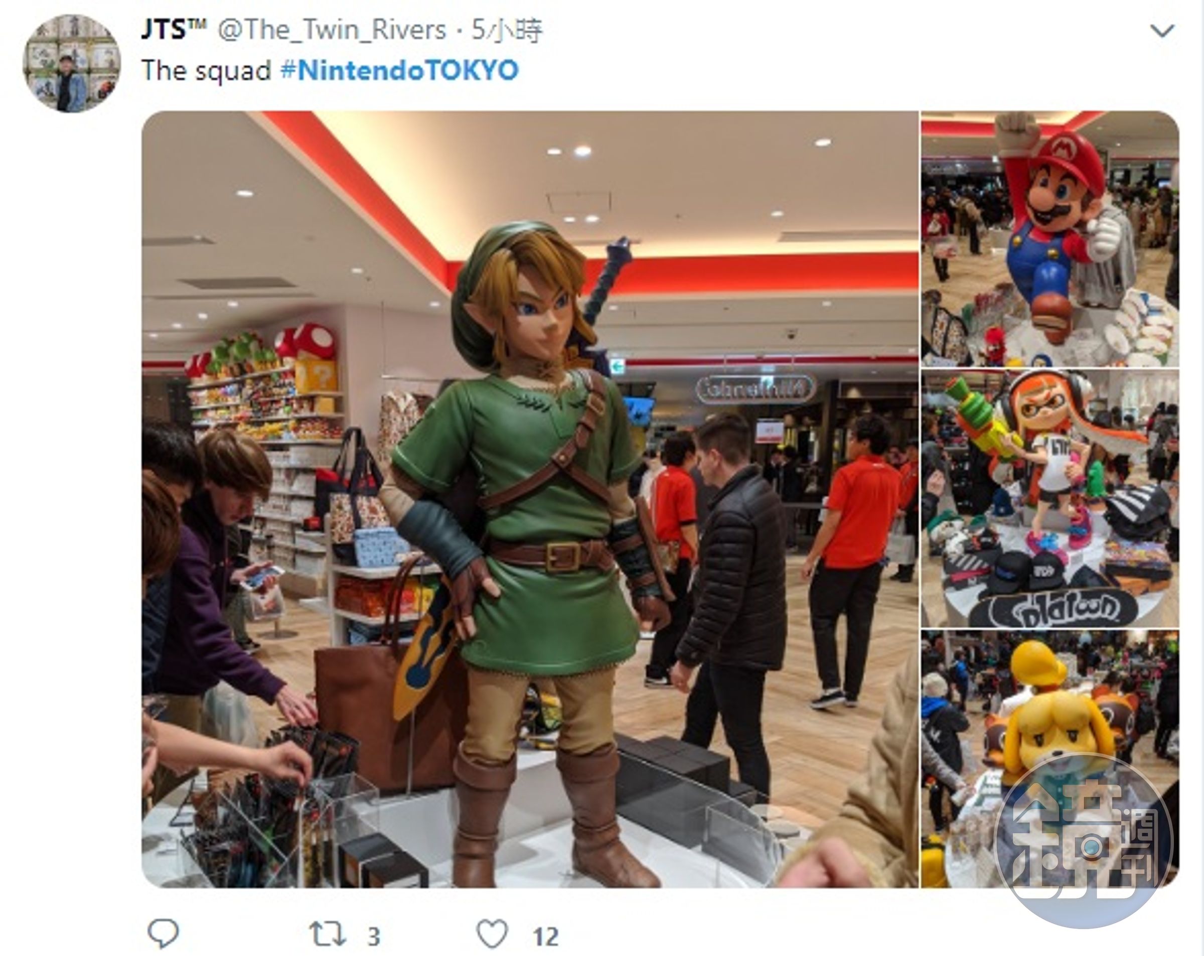 22日一開幕，大批遊戲迷就前往朝聖。（翻攝twitter）