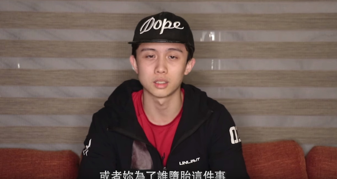 孫安佐慎重地發表聲明，認為多日來的負面消息，都是米砂在爆料。（翻攝自孫安佐YouTube）