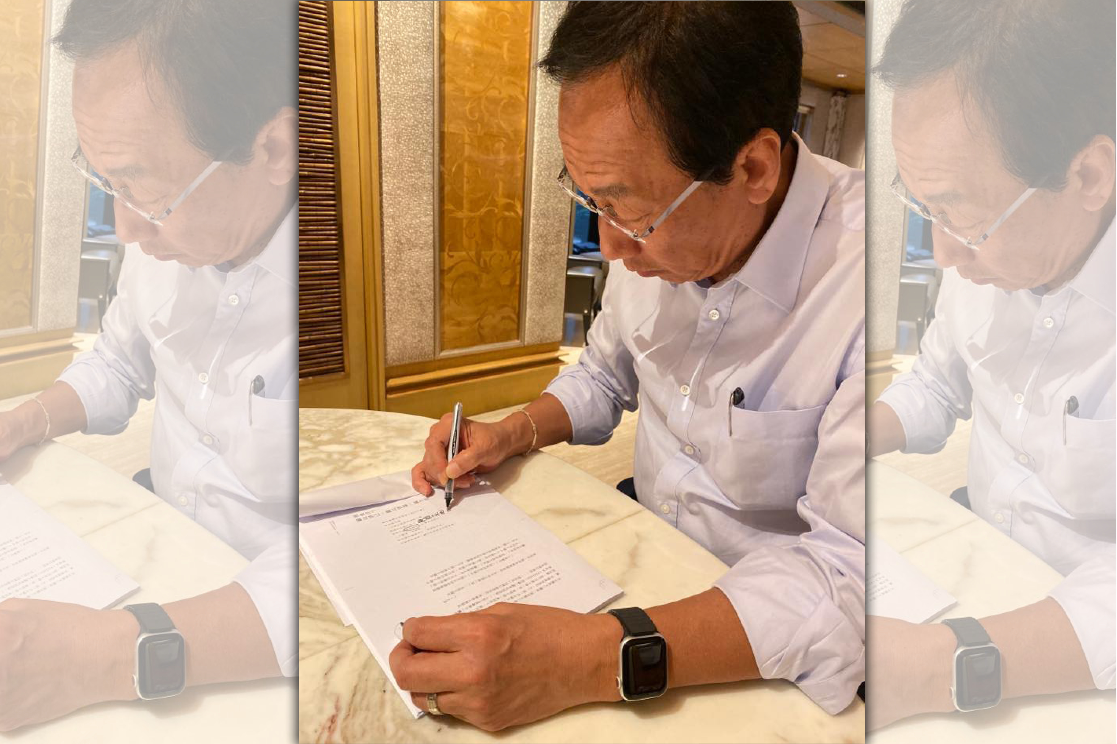 鴻海創辦人郭台銘今晚在粉專上貼出推薦序，為高虹安推薦新書。（翻攝郭台銘粉絲專頁）