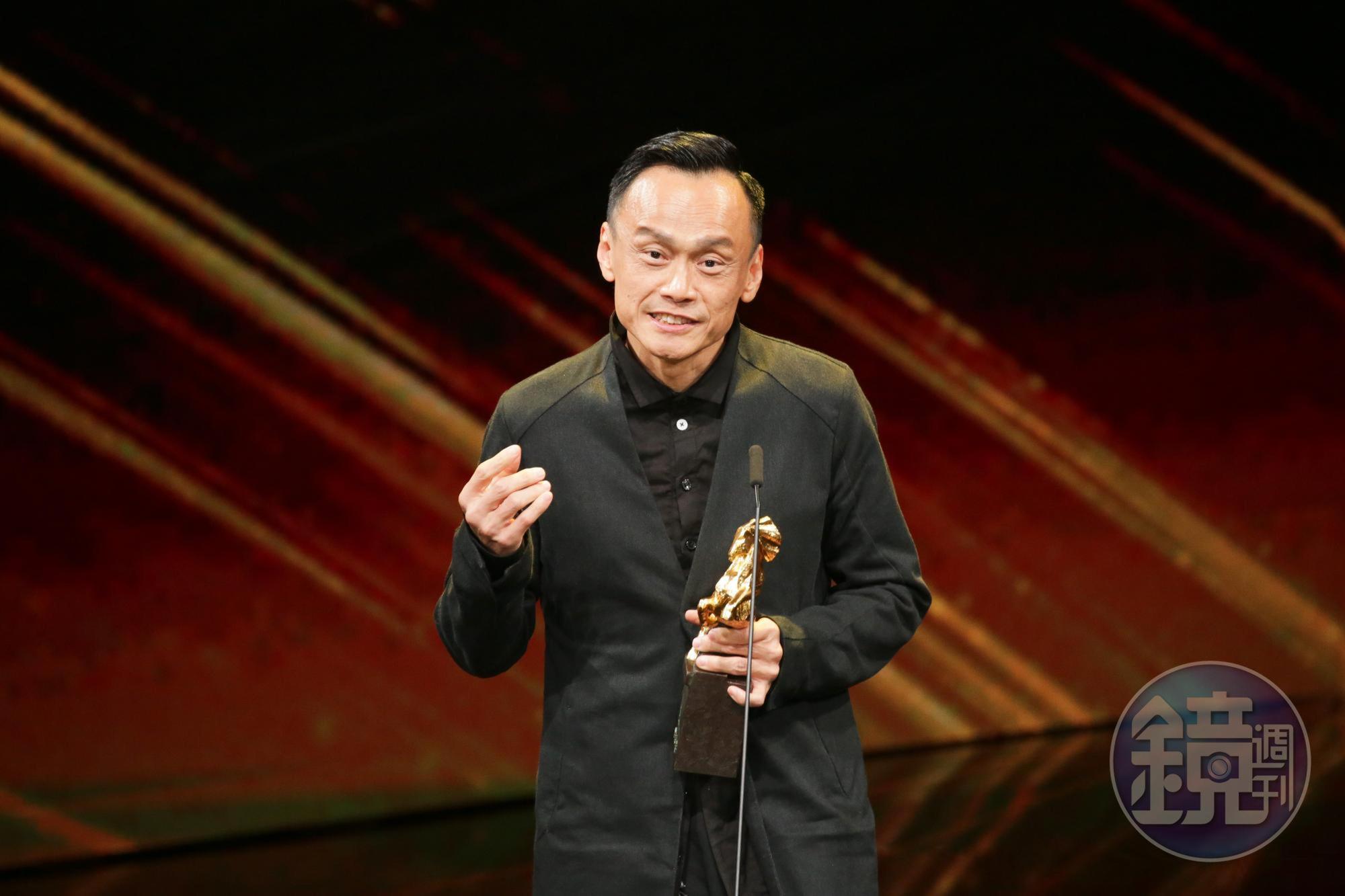 陳以文擊敗「兒子」巫建和及3位港星，成為新科金馬影帝。