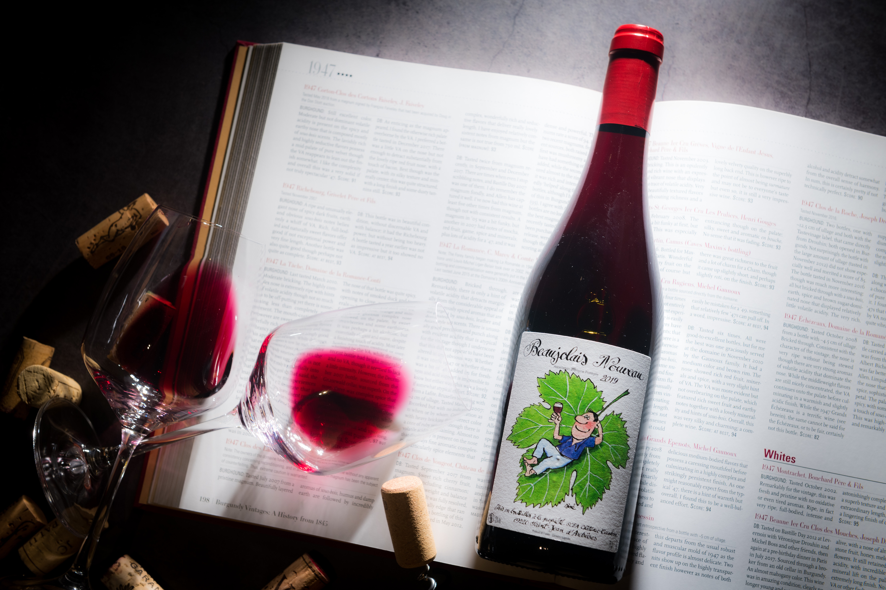 「Chateau Cambon Beaujolais Nouveau」有花系香氣,酒莊創始人Marcel Lapierre與妻子Marie Lapierre在法國自然酒界占一席之地。(代理商:心世紀)