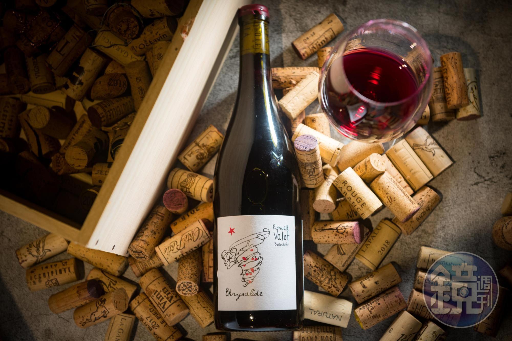 「Romuald Valot Beaujolais Nouveau 」由布根地鬼才釀酒師Romuald Valot返鄉所釀。（代理商：心世紀）