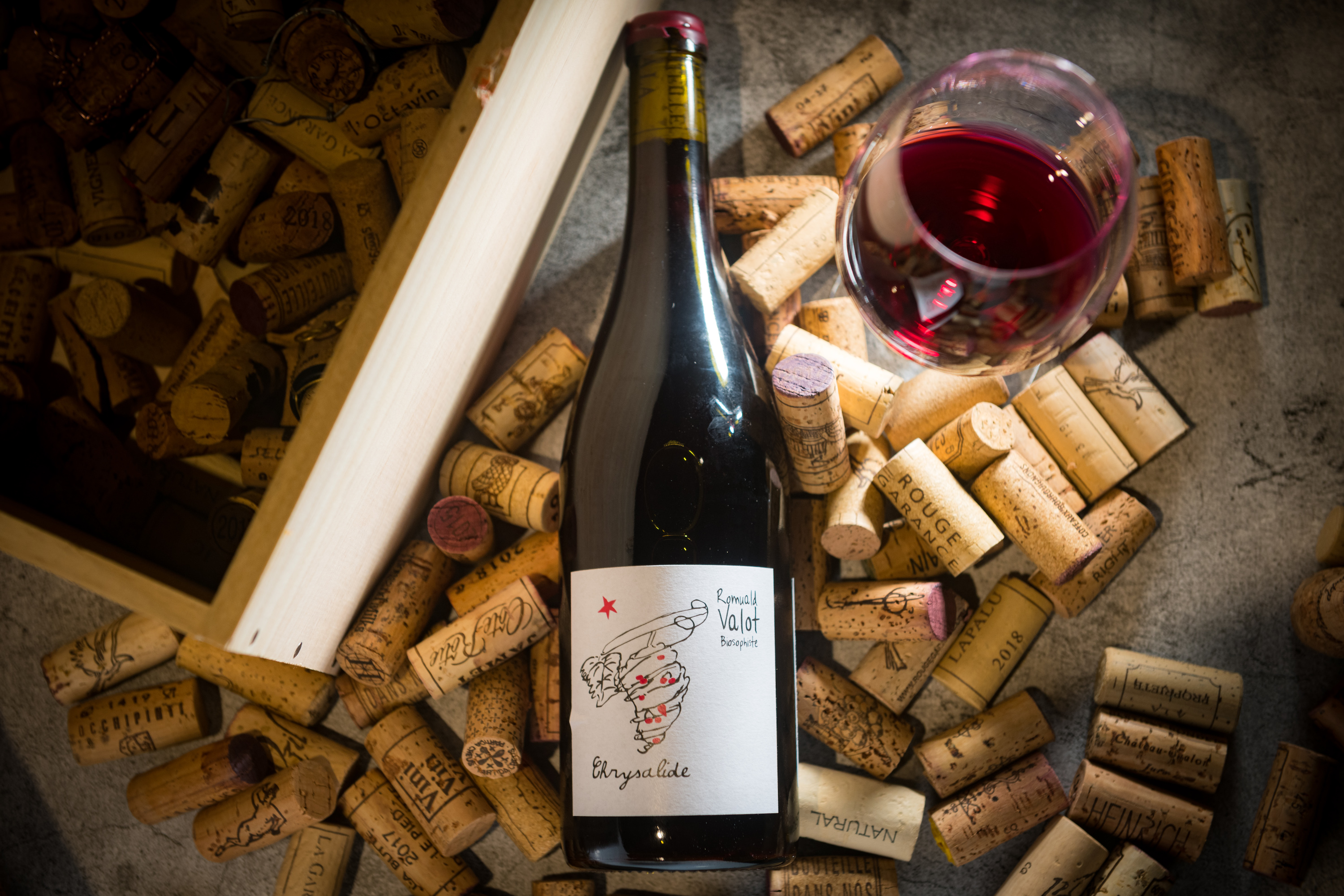「Romuald Valot Beaujolais Nouveau 」由布根地鬼才釀酒師Romuald Valot返鄉所釀。(代理商:心世紀)