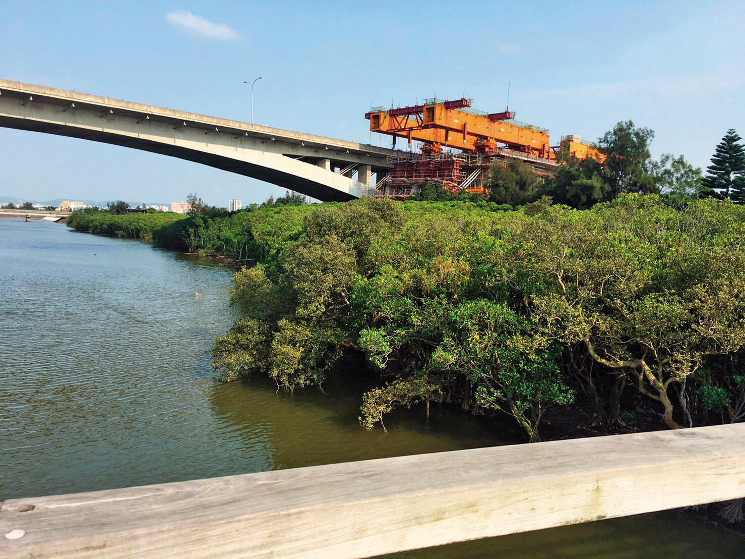 邱冠榕以新竹縣政府的溼地生態環境工程為餌，騙被害人投資。（讀者提供）