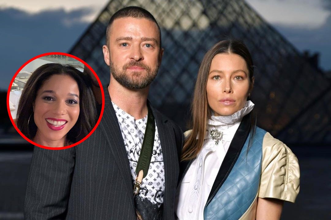 大賈斯汀與演員老婆潔西卡貝兒結婚7年，一直以來都以婚姻幸福美滿著稱，卻爆出他出軌30歲女星艾莉莎溫萊特（小圖）。（翻攝自大賈斯汀IG、Aalisha Wainwright IG）