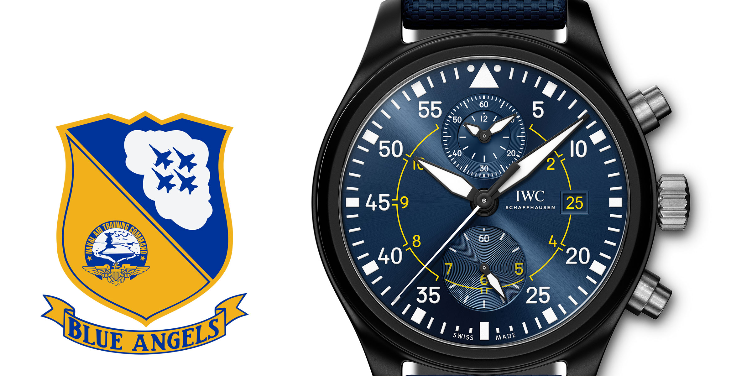 【新錶快訊】IWC推出飛行員計時腕錶「藍天使」特別版 