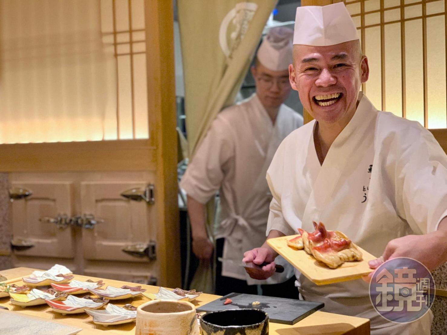 由齋藤孝司（前）主理的「齋藤壽司」連續11年奪下米其林3星的肯定。