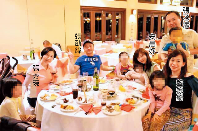 知情人士表示,張秀琬放縱2個兒子外遇,還拿5名孫子女的未來當賭注,想逼2名媳婦就範。(讀者提供)