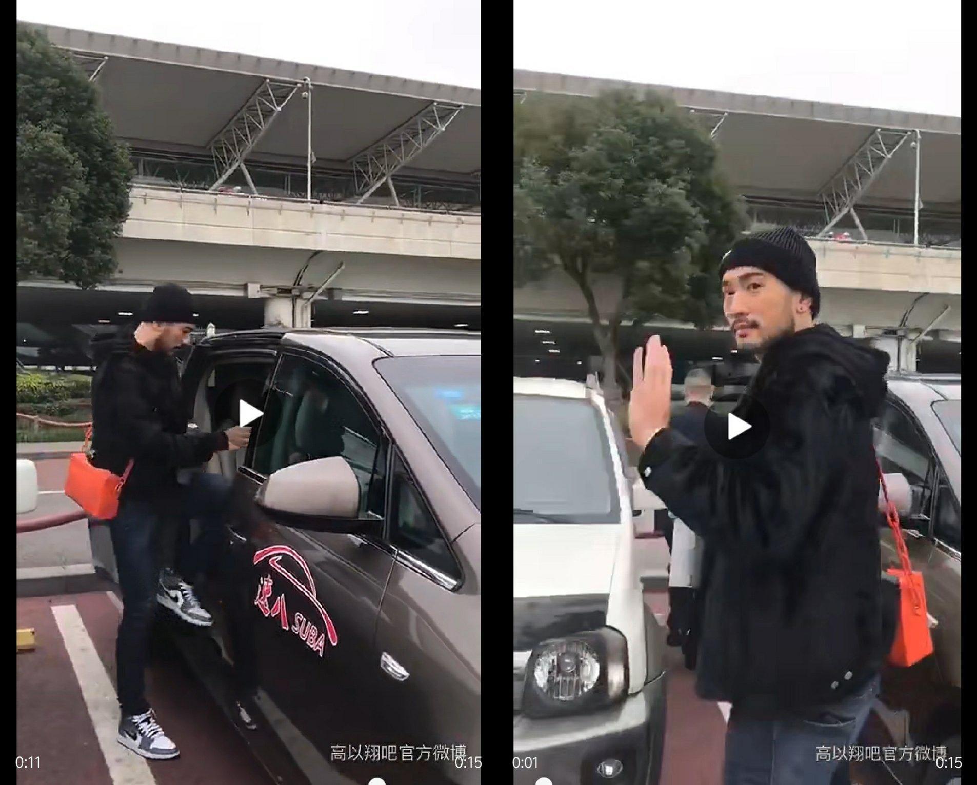 粉絲貼出高以翔疲憊上工的最後畫面，下面還有不少人要他注意健康，沒想到他竟猝逝。（翻攝微博）