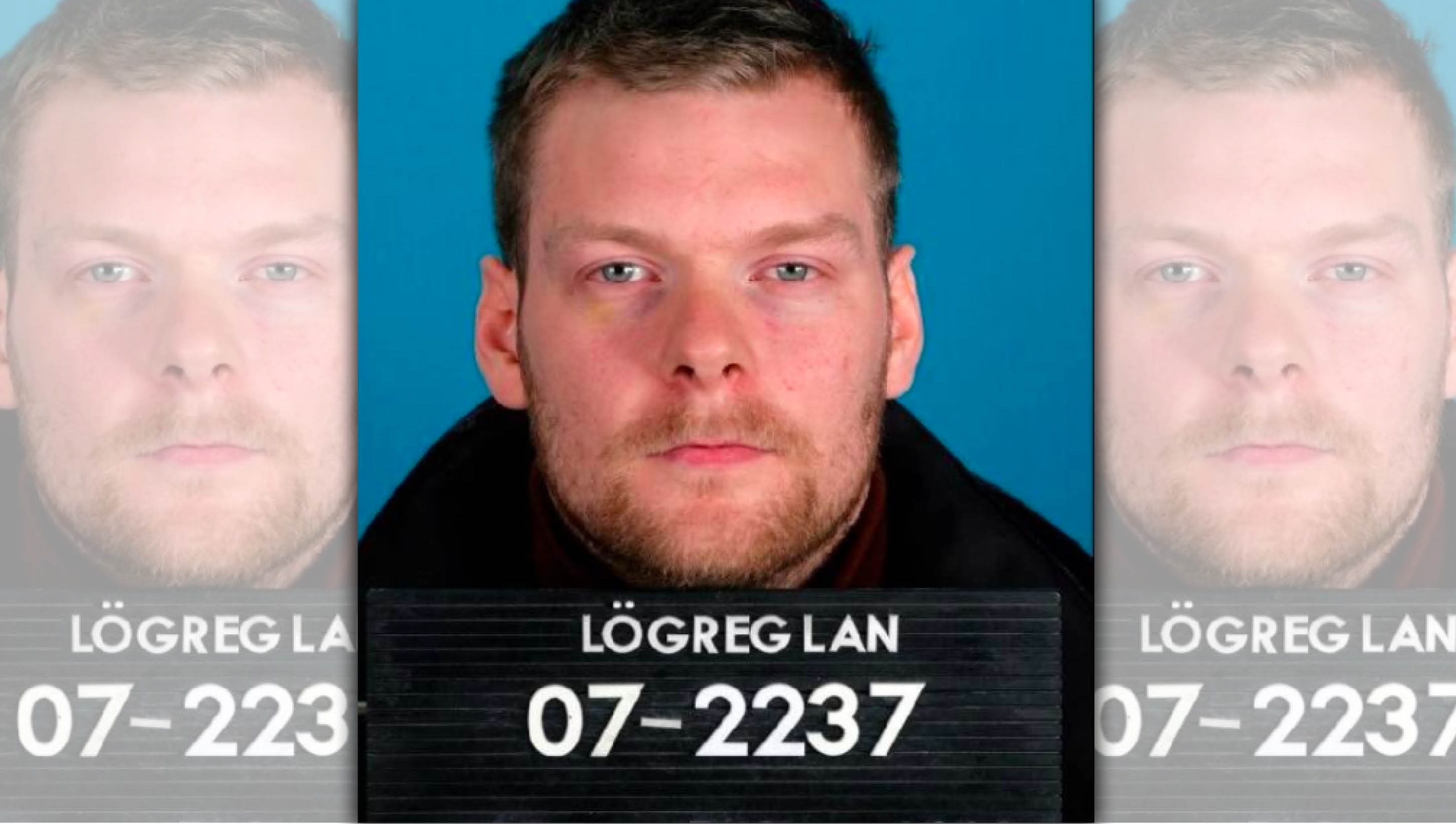 偷走600台挖礦機的主嫌Sindri Thor Stefansson警局檔案照。（翻攝自datacenterdynamics.com）