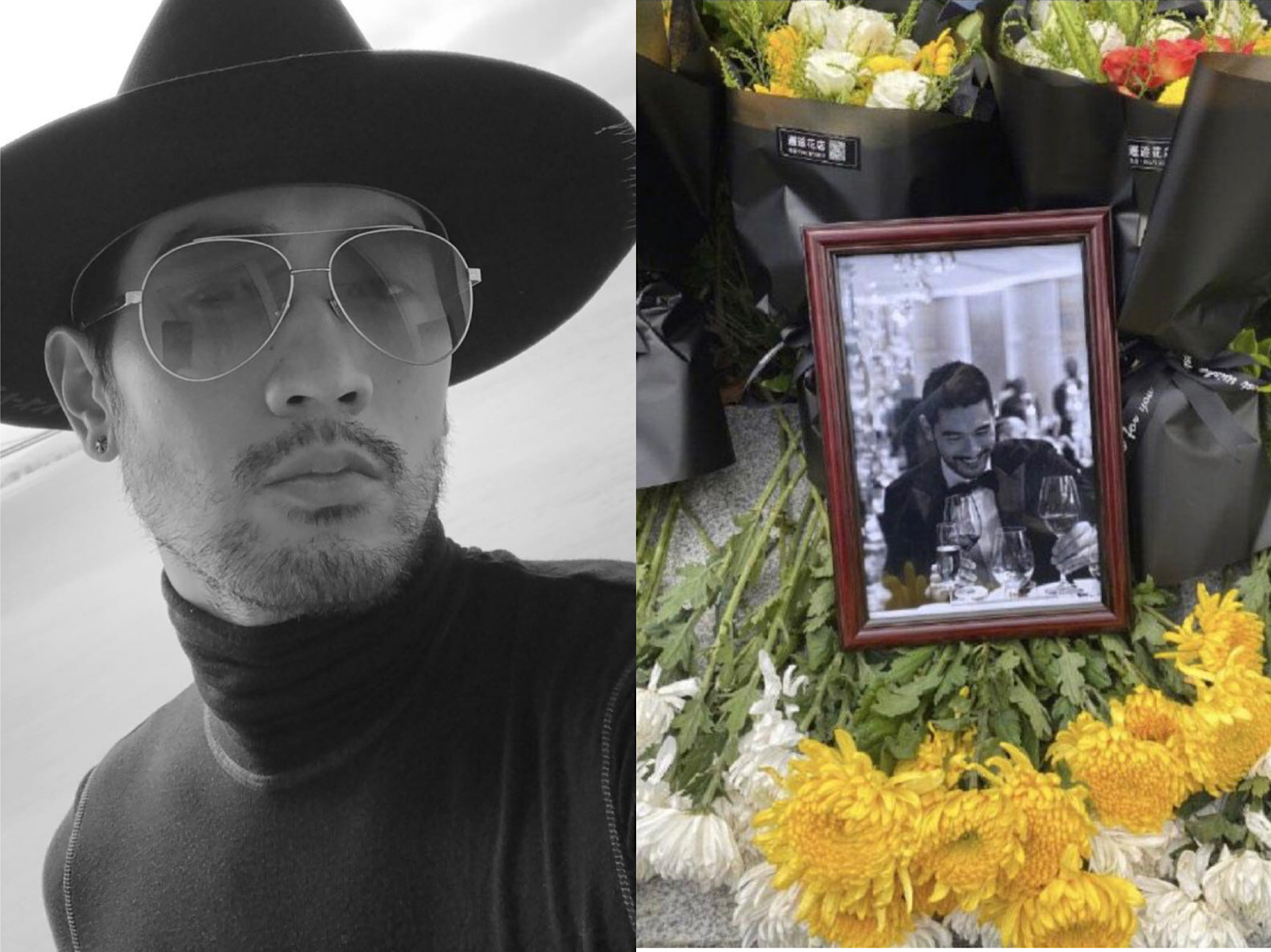 高以翔粉絲在事發現場自發性舉行追悼會。（翻攝自高以翔臉書、頭條新聞）