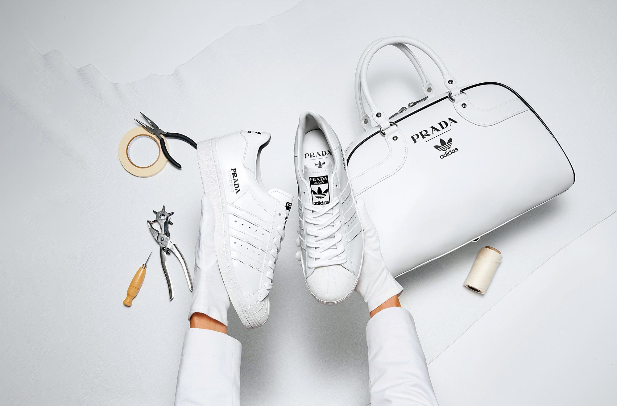 PRADA for adidas限量聯名系列,全台僅在台北新光三越A9館獨家販售。(PRADA提供)