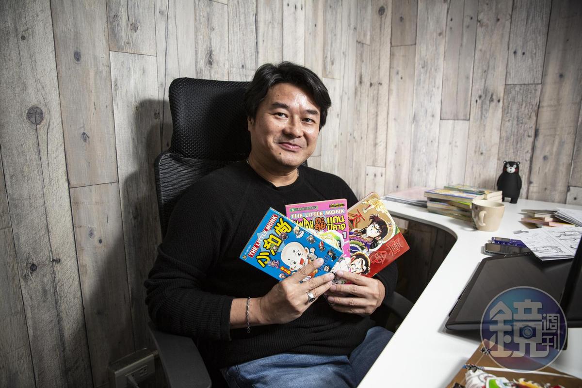 賴有賢代表作為《真命天子》《小和尚》，是九零年代最暢銷的台灣漫畫家之一。