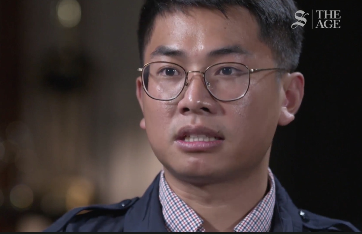 自稱中國間諜的王立強日前向澳洲情報局「投誠」。（翻攝theage.com.au）