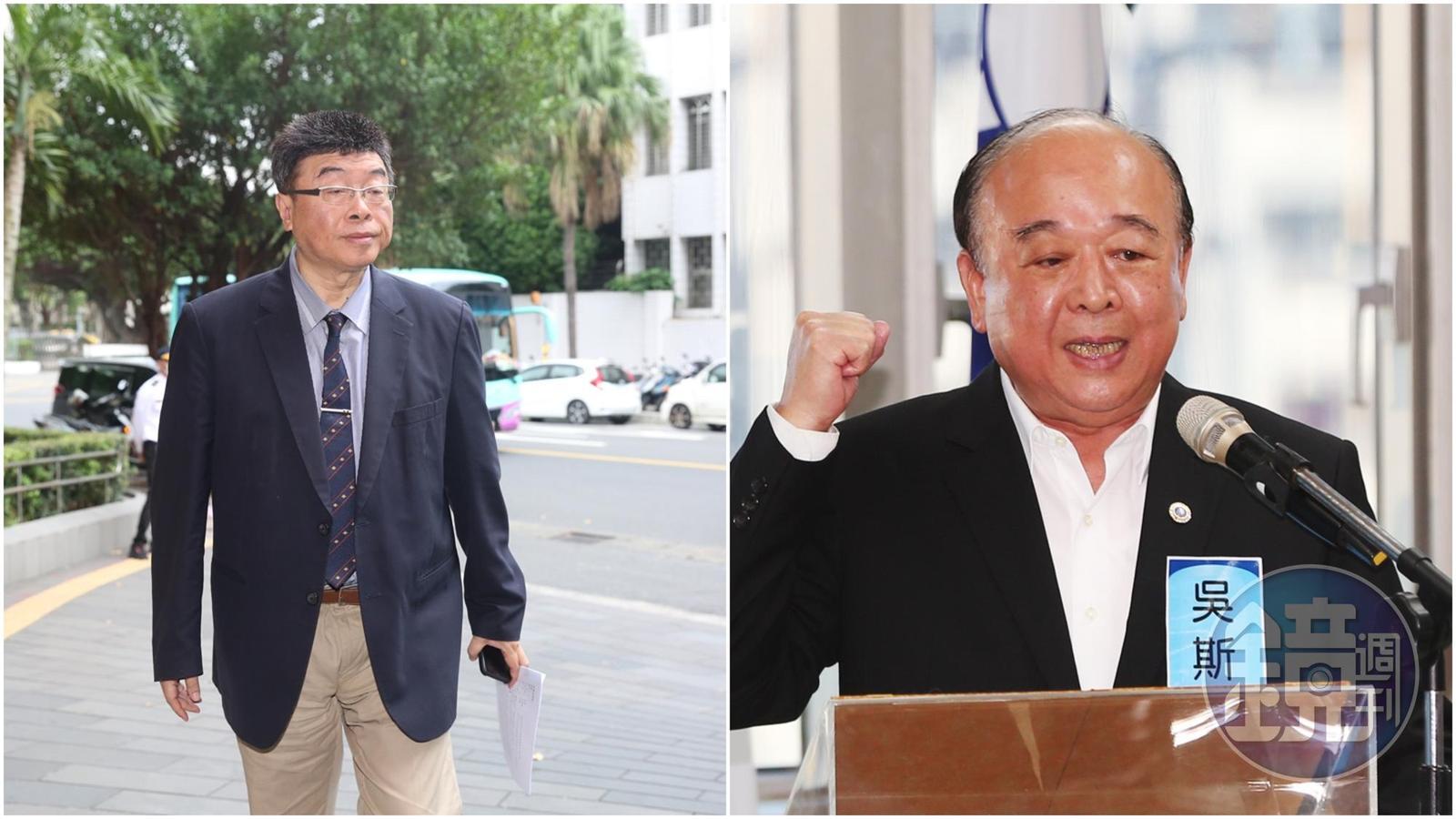 遭外界批評為「中共同路人」的吳斯懷和邱毅財產申報資料曝光。