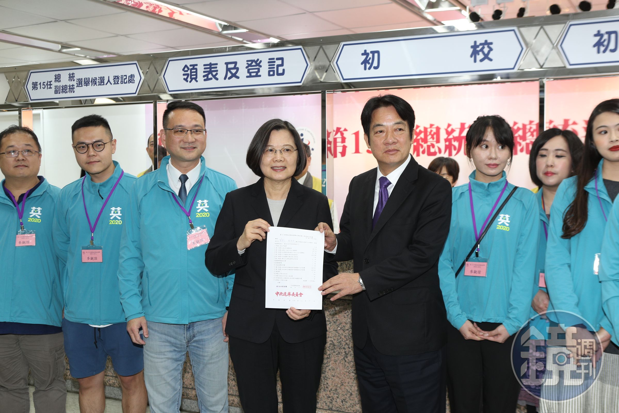 蔡英文和賴清德的財產申報資料曝光。（台北市攝影記者聯誼會提供）