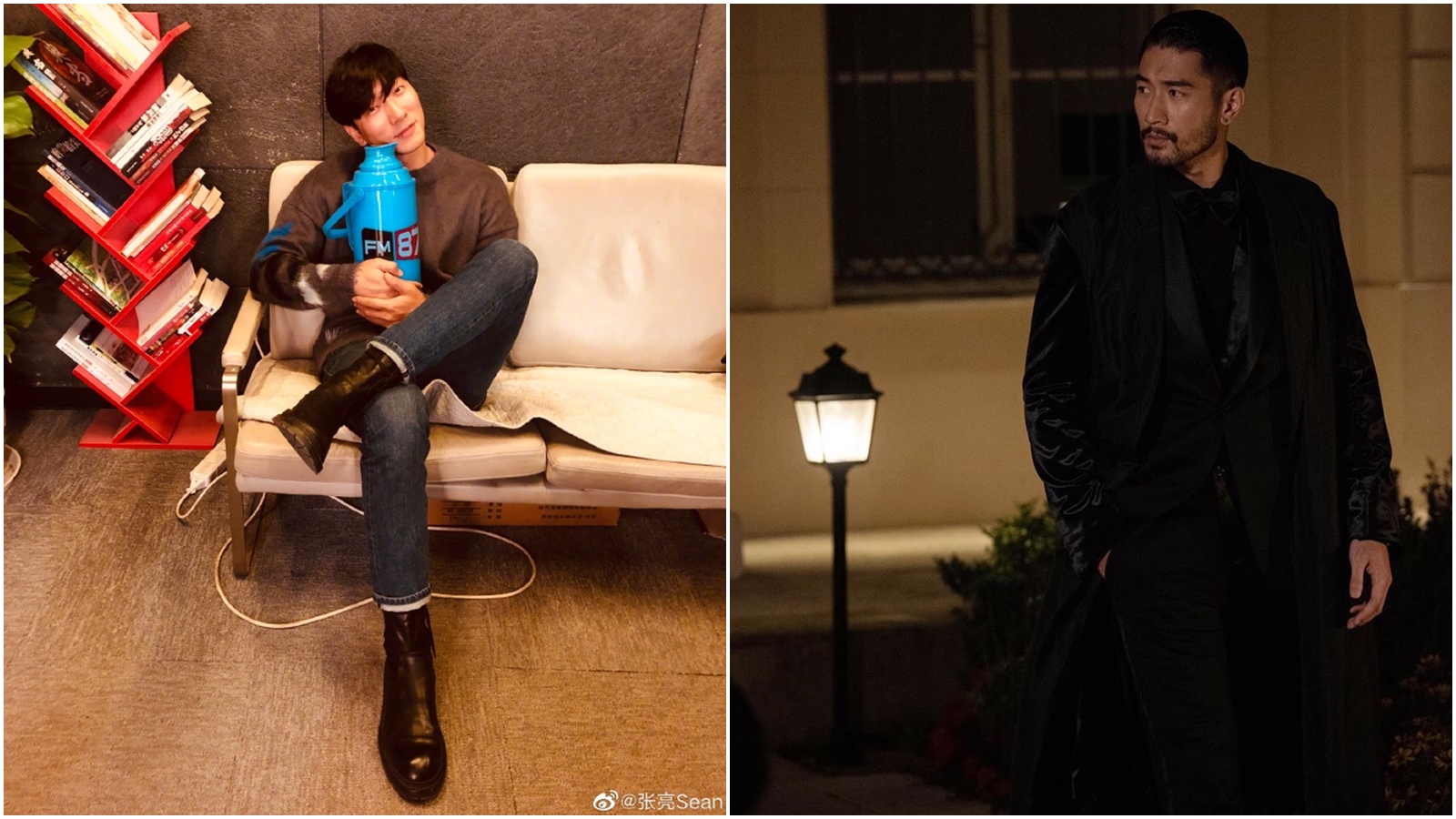 張亮今日自爆2年前離婚，被網友懷疑在此時曝光消息是為了掩蓋高以翔的新聞。（合成圖，翻攝自張亮微博、高以翔臉書）