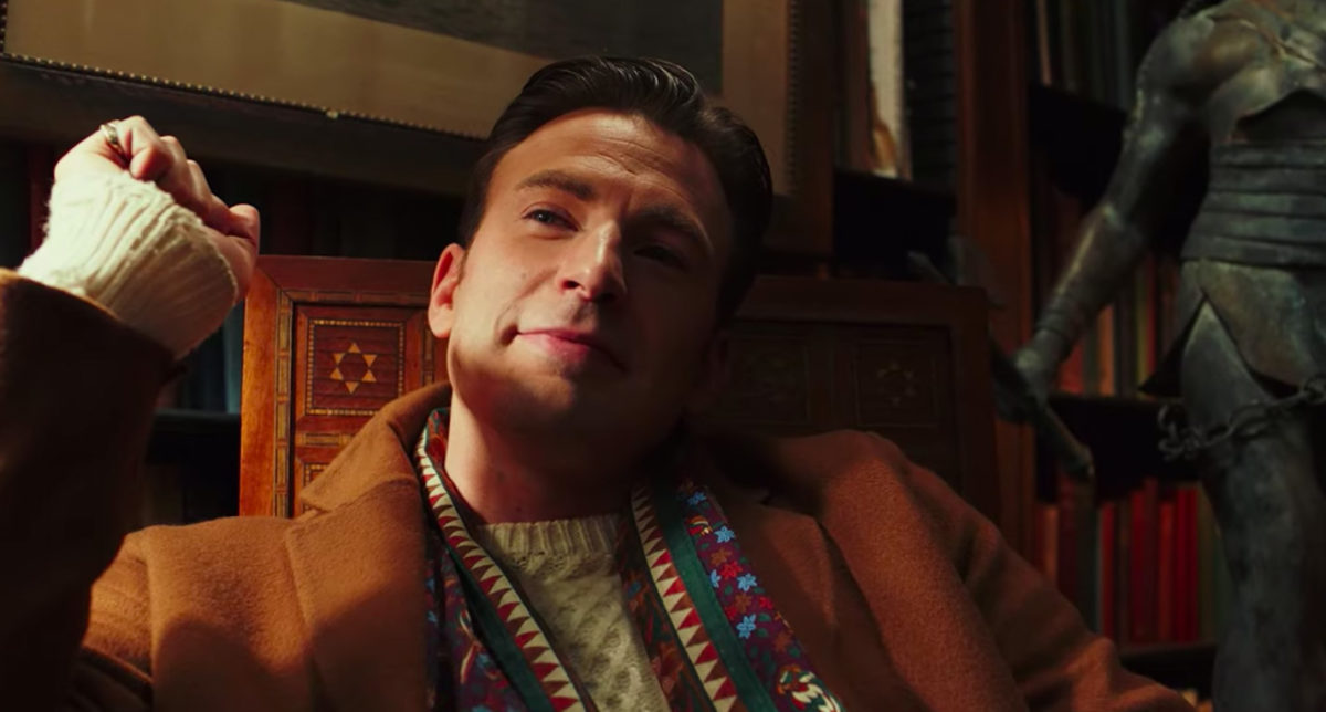 克里斯伊凡收起「美國隊長」的正氣，在《鋒迴路轉》飾演一個油腔滑調的富二代紈褲子弟，甚至大飆髒話。（車庫娛樂）