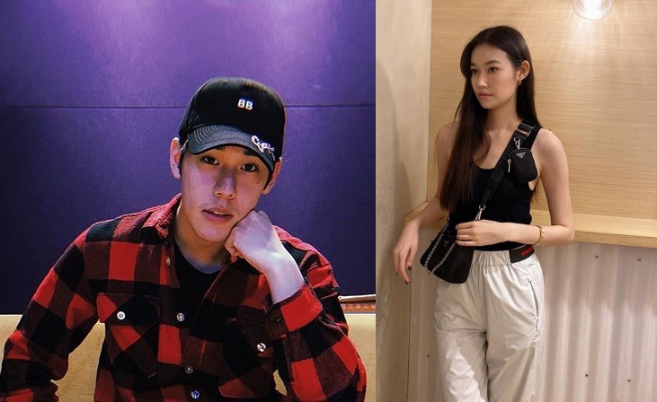 周予天與名媛錢德月女兒Tiffany傳已分手。（翻攝自周予天、Tiffany IG）