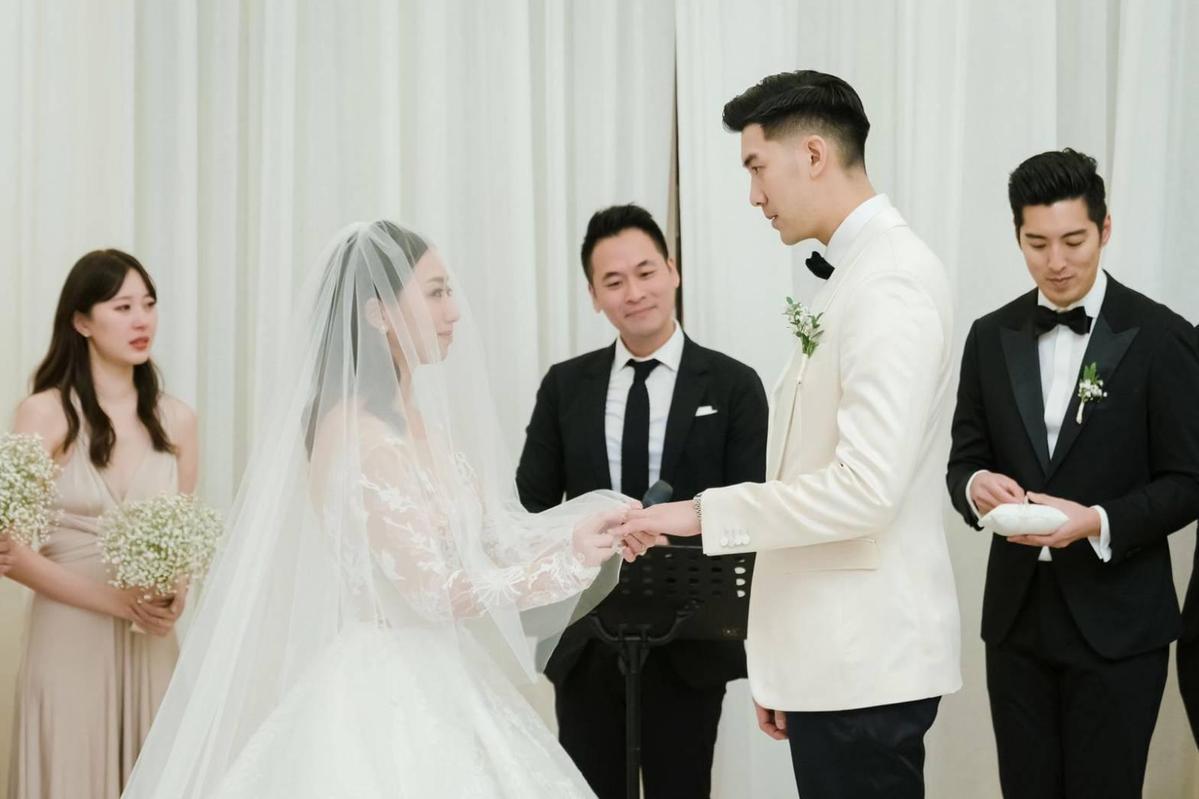 高以翔和毛加恩夫妻感情很好,而且當初毛加恩求婚時,高以翔也在場。(傑星提供)