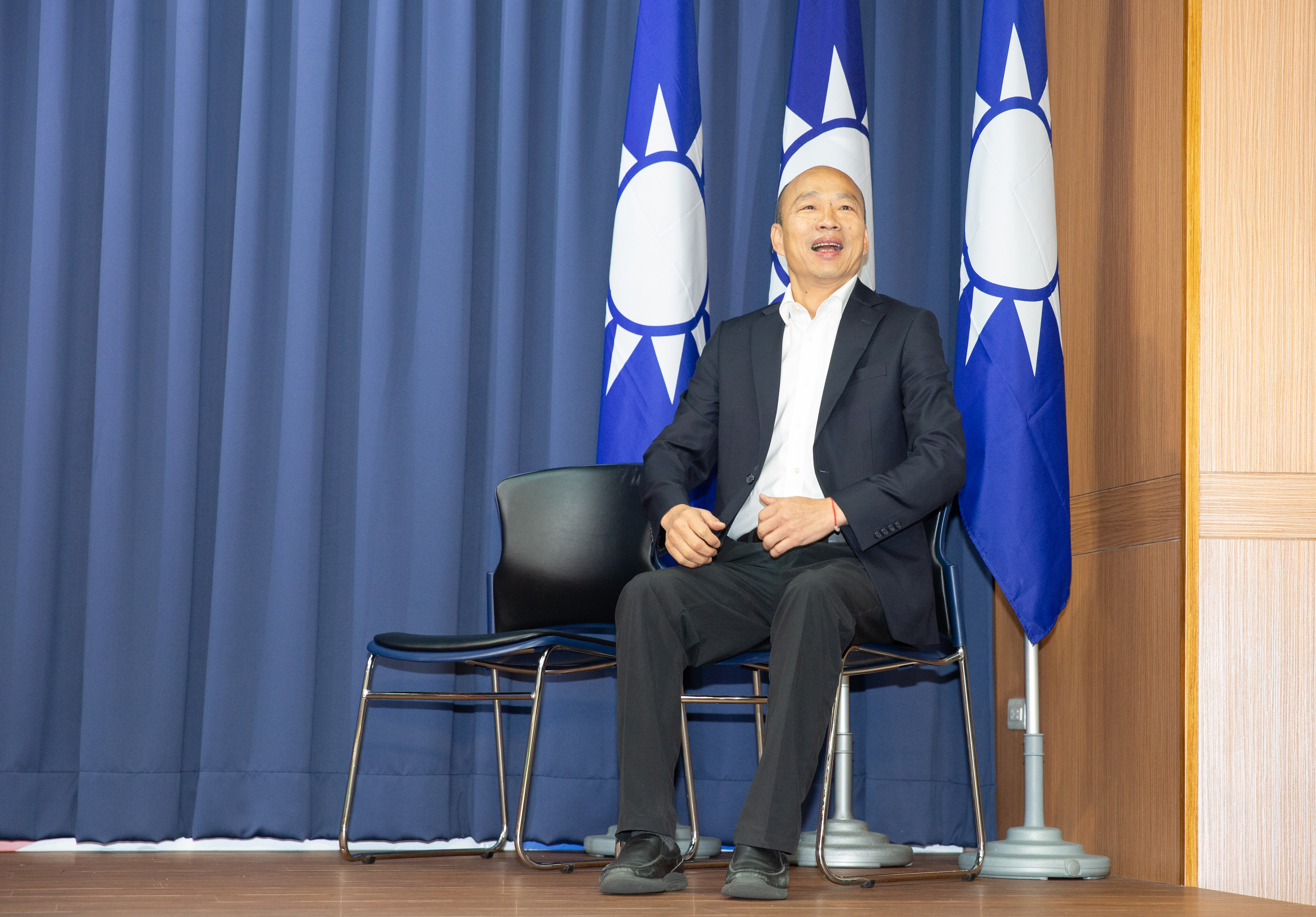 高分檢簽結後,韓國瑜發文強調「反對一國兩制是我一生的堅持」。