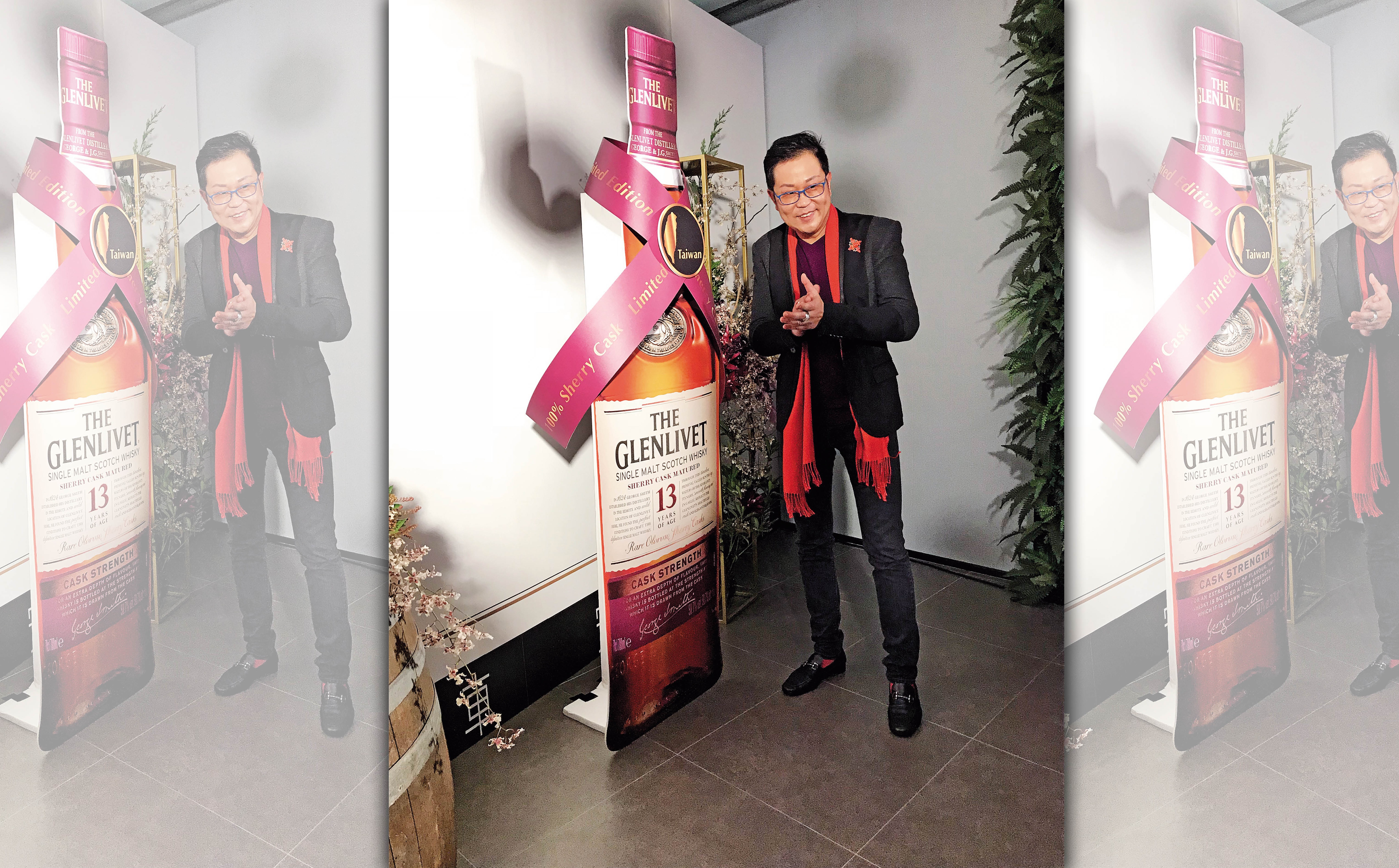 頗具遠見的保樂利加董事總經理王德勤Terrence,說服原廠爭取到格蘭利威雪莉桶13年,不久後又推出原酒版第二彈。